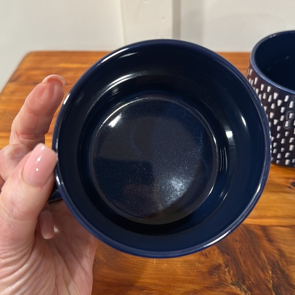 Thirtystone Navy & White Patterned Mugs Set of 2 - Picture 6 of 7